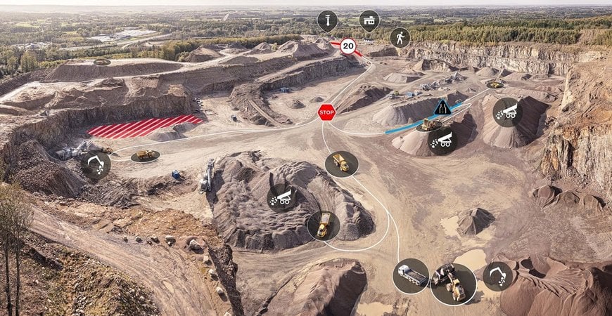 VOLVO CONSTRUCTION EQUIPMENT AIDE SES CLIENTS À AVOIR UNE VUE D'ENSEMBLE AVEC CONNECTED MAP